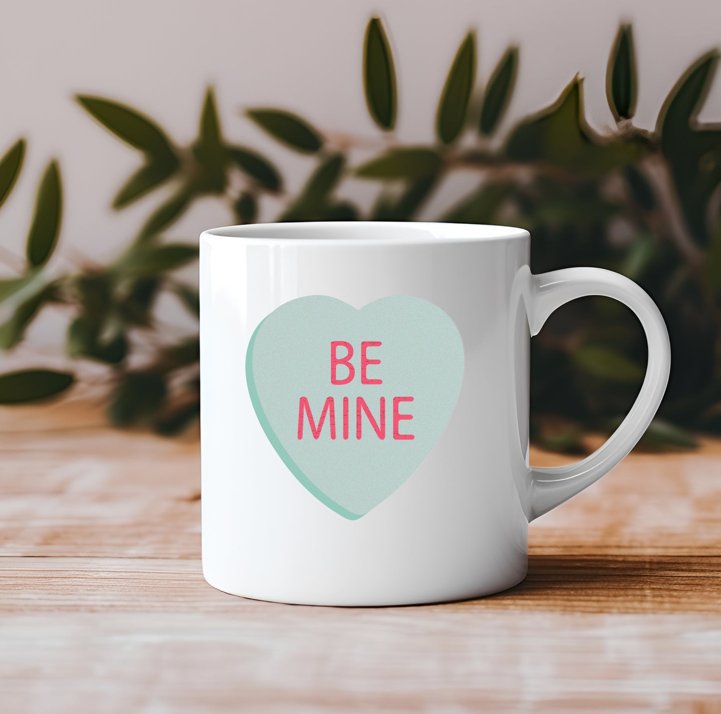 Love Heart Message Mug