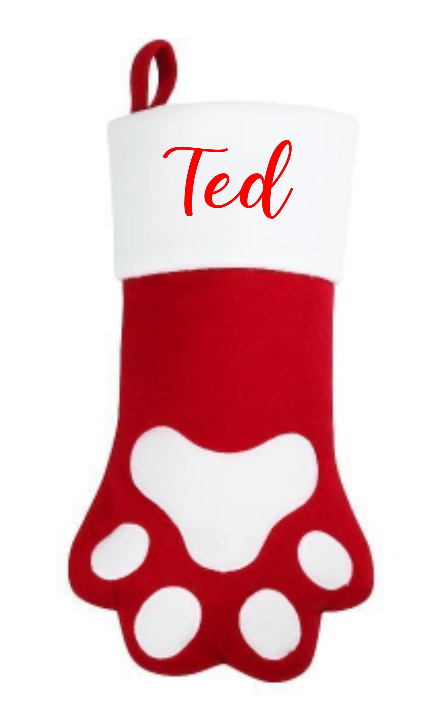 Personalised Pet Christmas Stocking