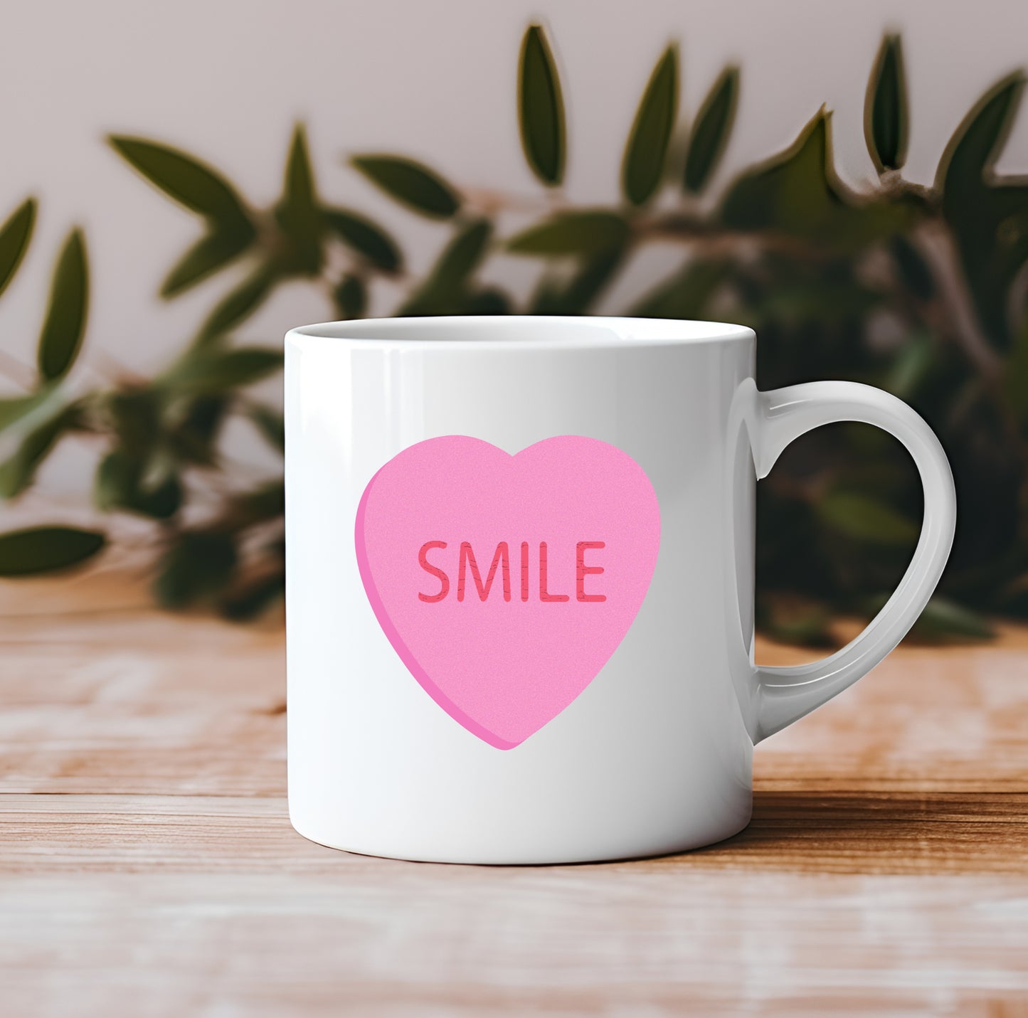 Love Heart Message Mug