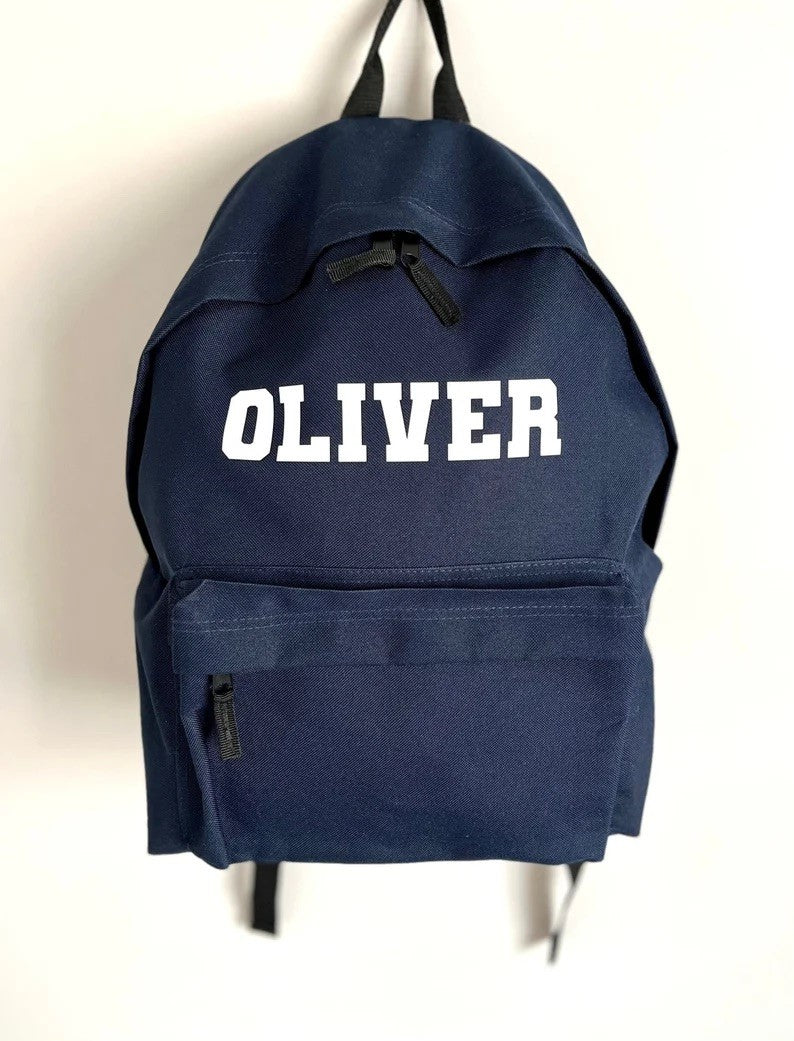 Personalised Varsity Backpack