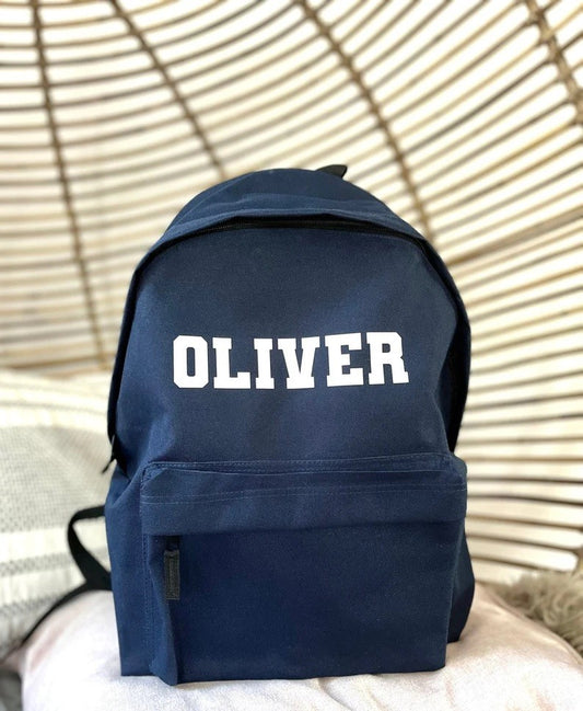 Personalised Varsity Backpack