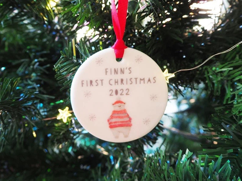 First Christmas Bauble