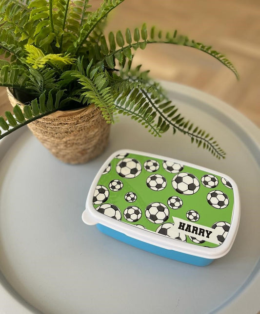 Personalised Football Lunch Box