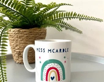 Personalised Rainbow Mug