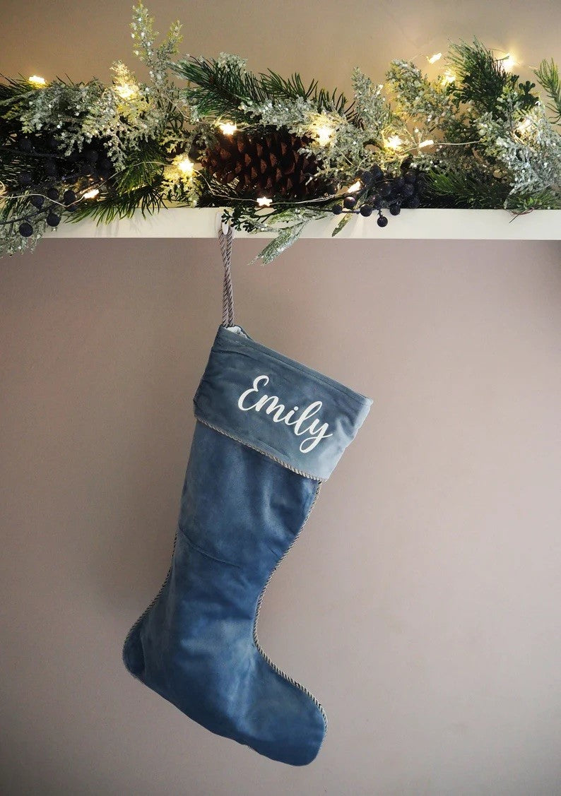 Personalised Velvet Stocking