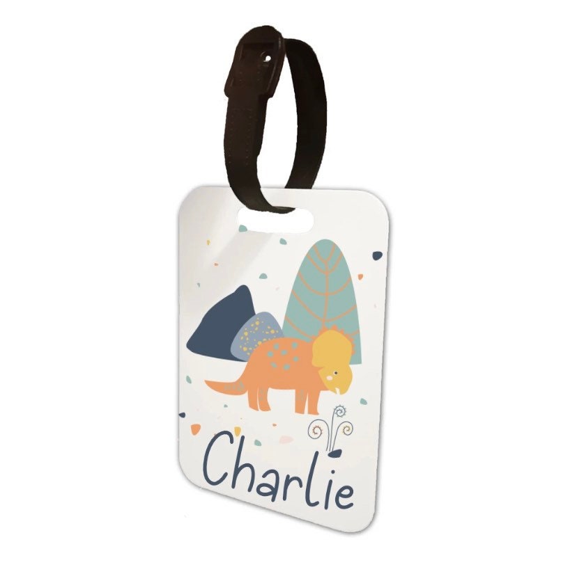 School Bag Tag - Luggage Tag - Childrens name tag - Kids name tag - Personalised luggage tag - Identification Tag - Childrens bag tag