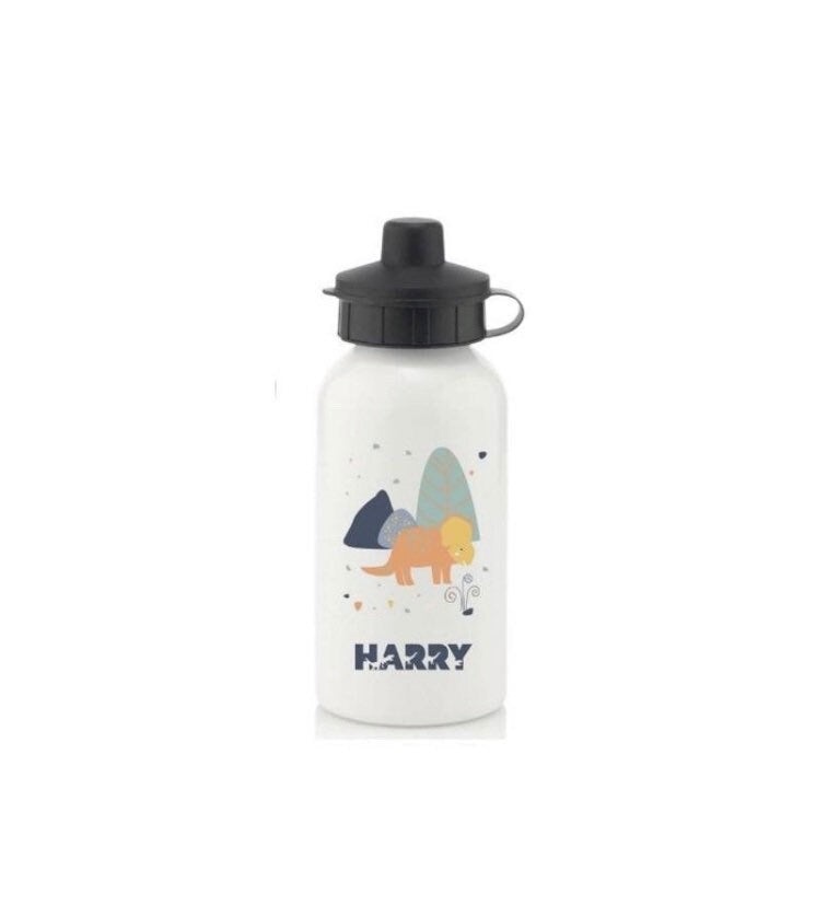 Personalised Unicorn Water Bottle, Dinosaur Water Bottle