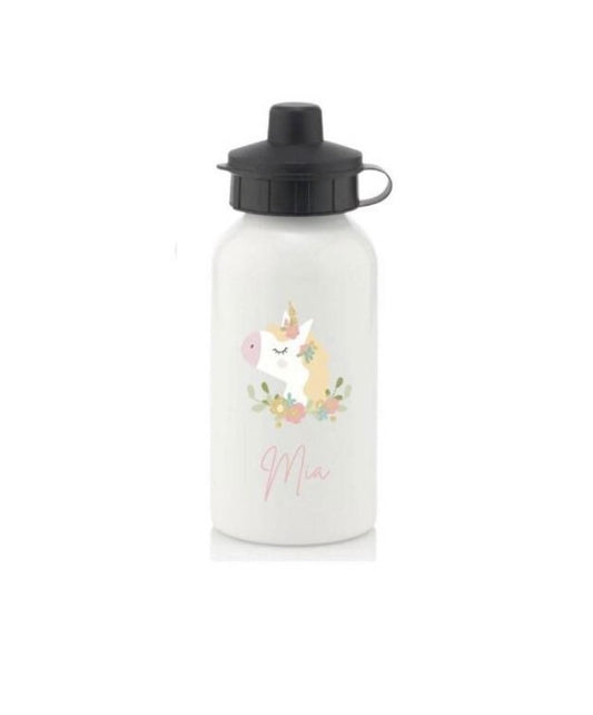 Personalised Unicorn Water Bottle, Dinosaur Water Bottle