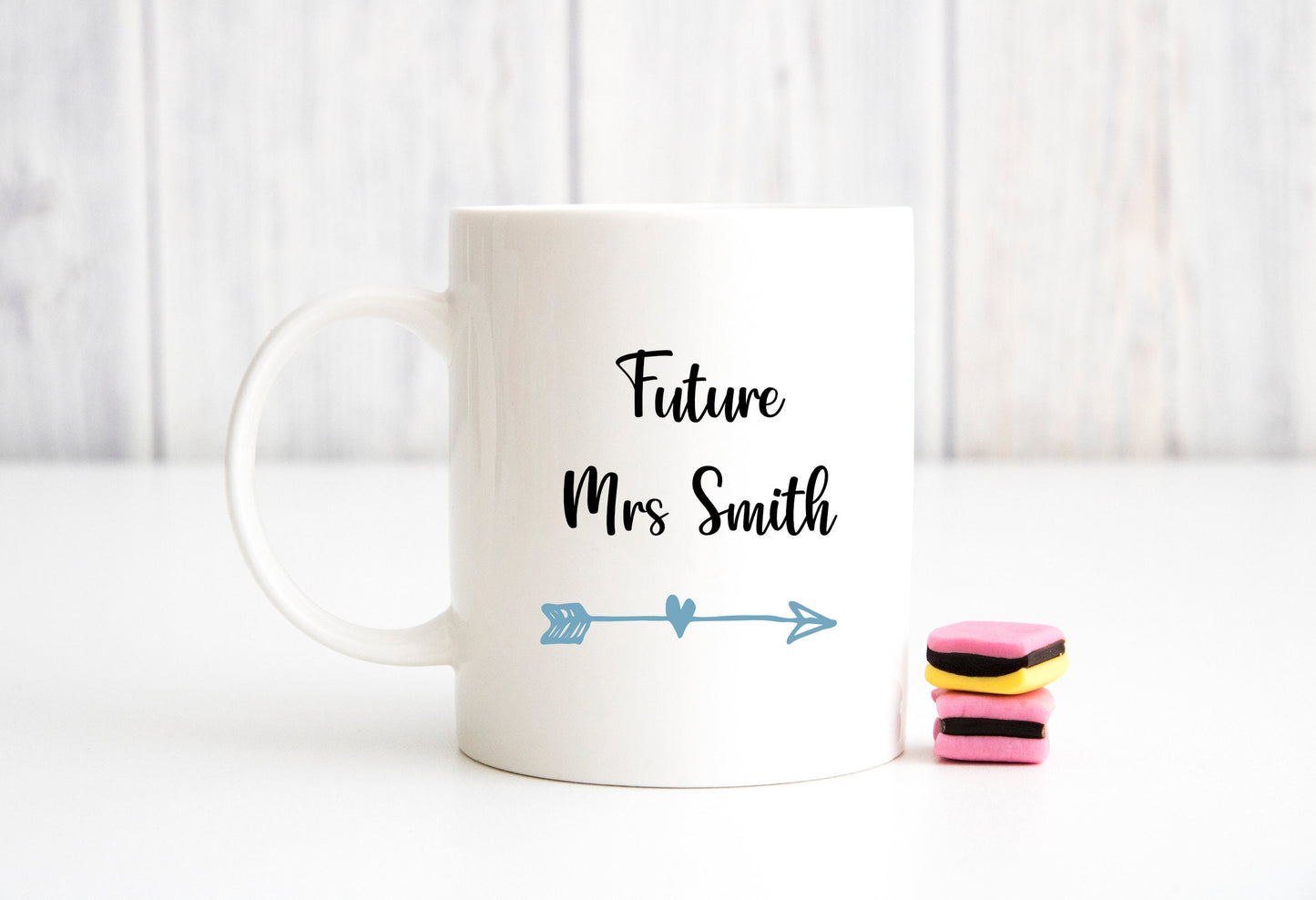 Personalised Future Mrs Mug, Engagement gift, Bride to be Cup