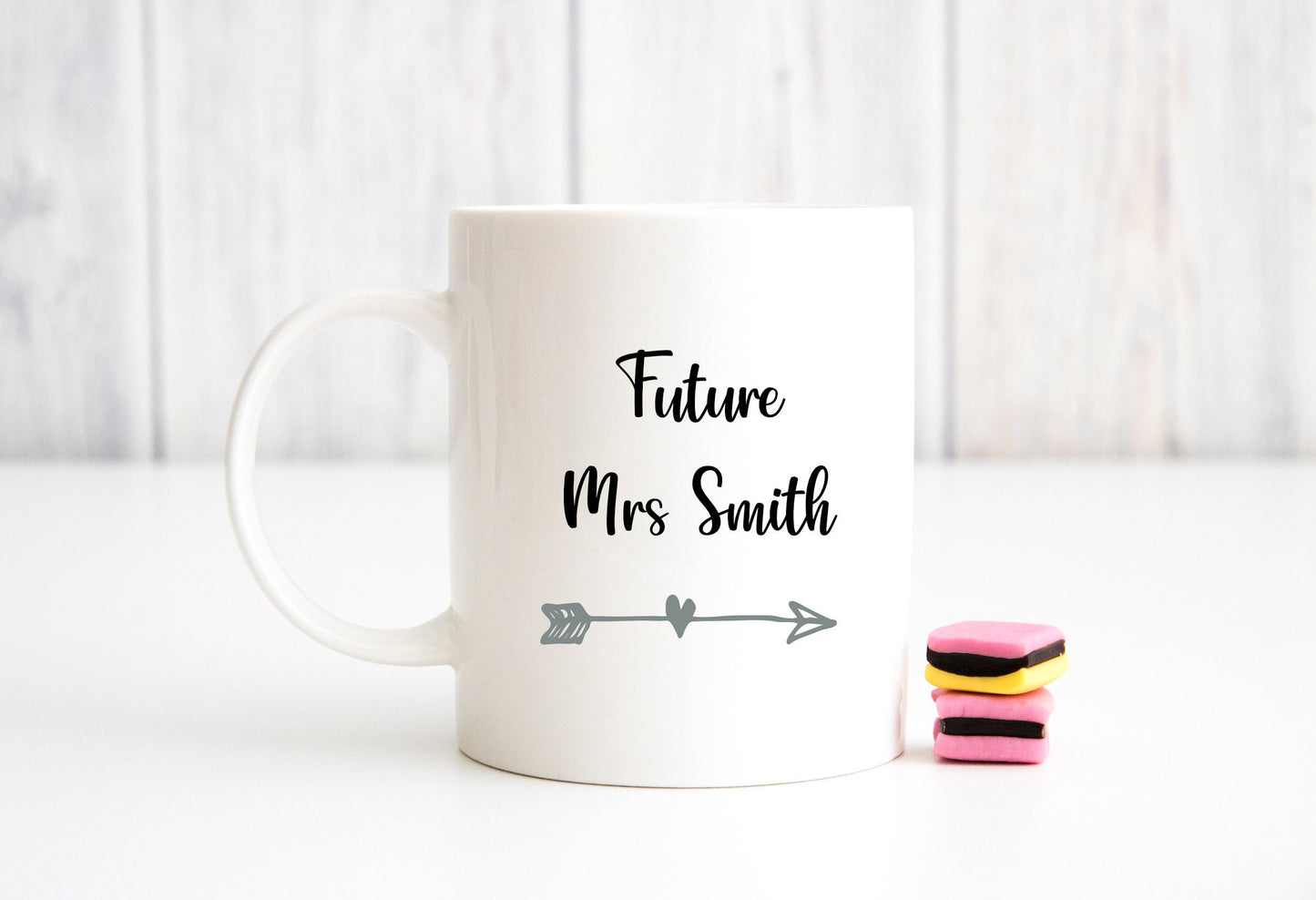 Personalised Future Mrs Mug, Engagement gift, Bride to be Cup