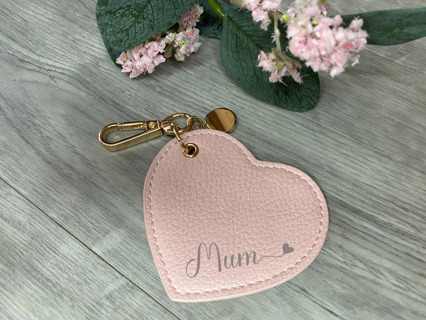 Personalised Heart Keyring, keyring with Name