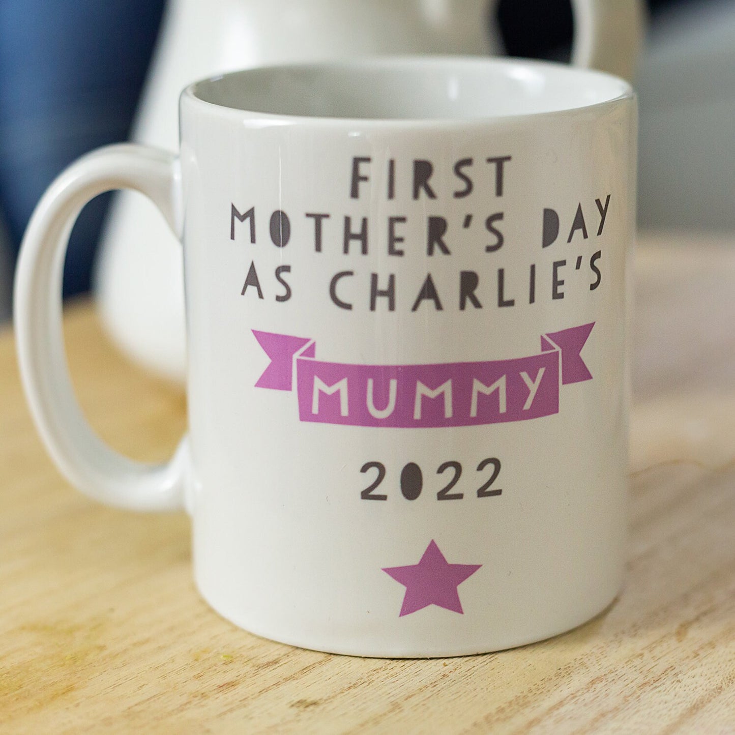 First Mother's Day Personalised Mug, New Mum Cup and Coaster Gift Set