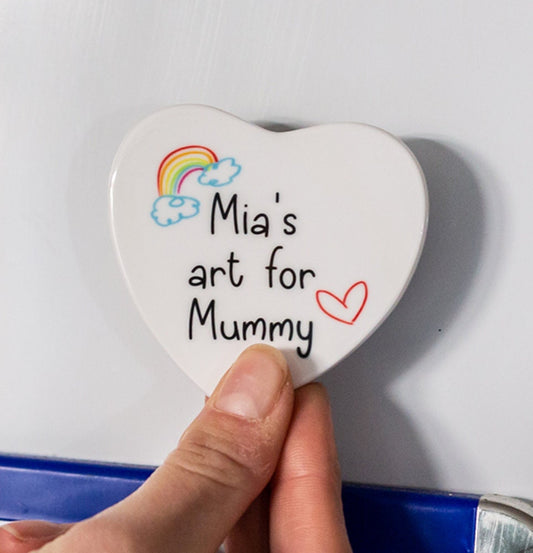 Personalised Magnet for Mum/Mummy/Nan/Gran, Fridge Magnet to Display Child's Art