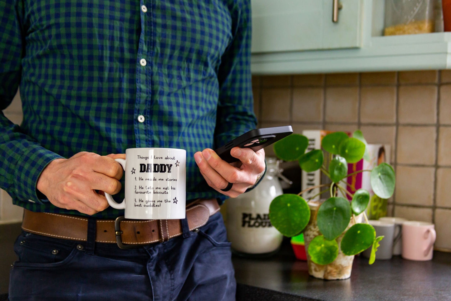 Things I love about Dad, Grandad mug, Personalised Fathers Day mug, Grandad gift