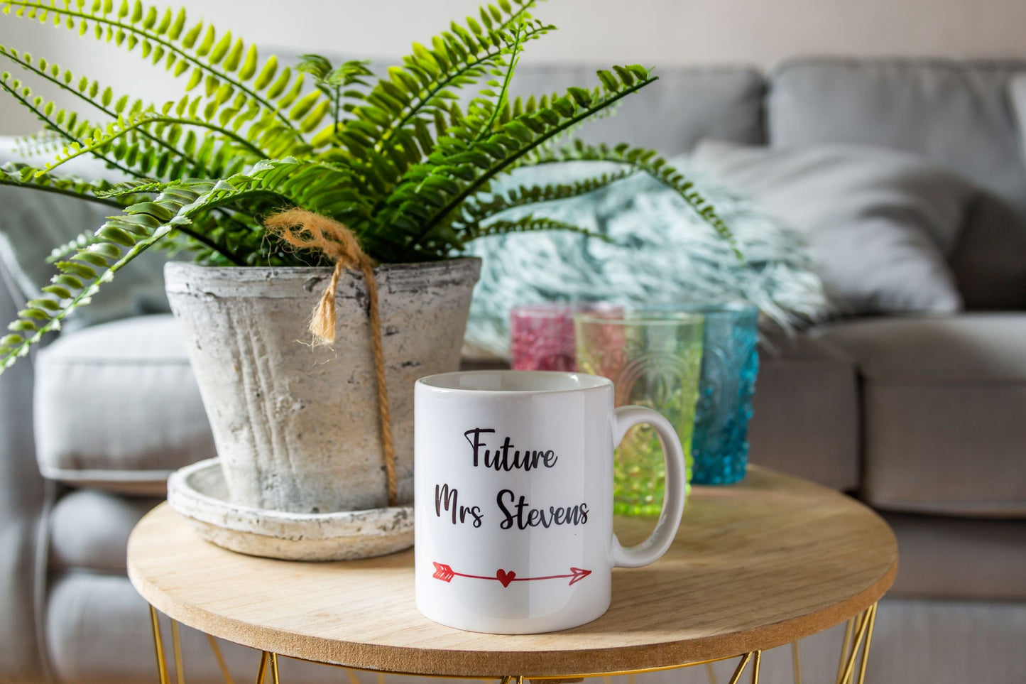 Personalised Future Mrs Mug, Engagement gift, Bride to be Cup