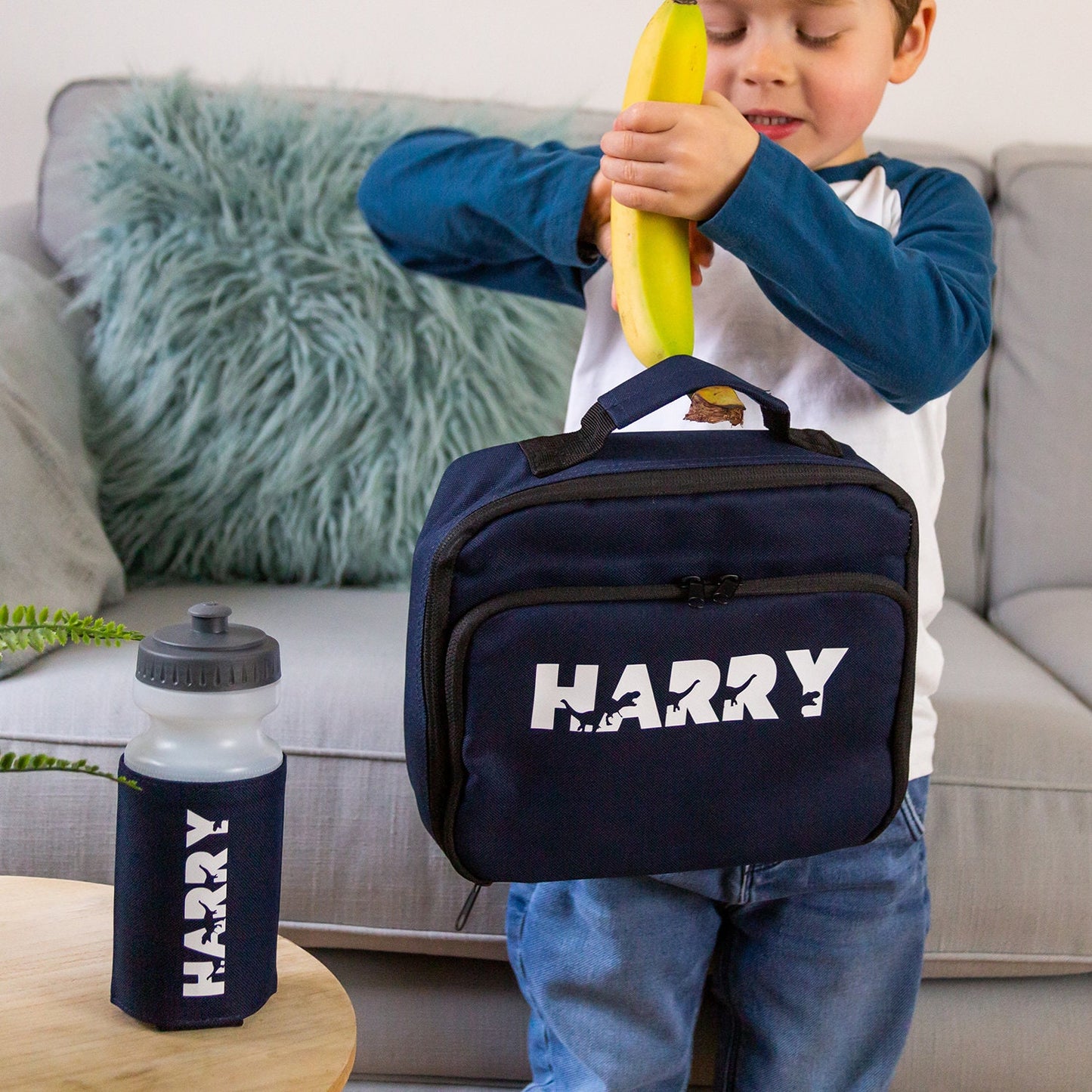 Personalised Water Bottle and Holder, Back to School, Children's Water Bottle