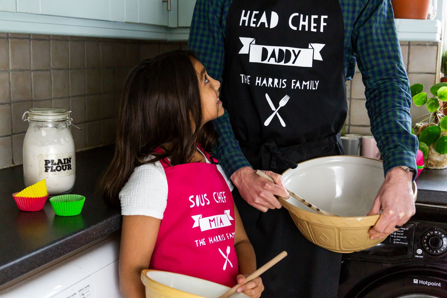 Head Chef and Sous Chef Apron Set