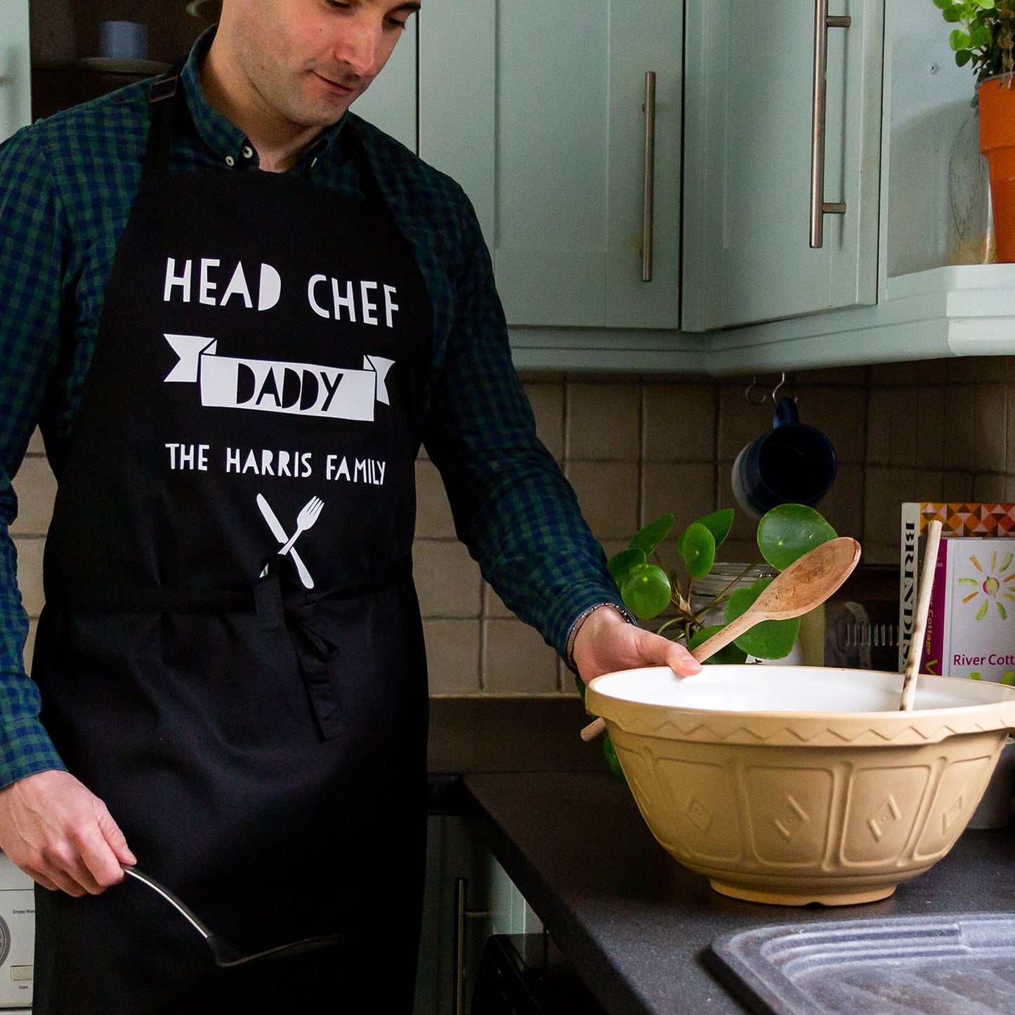 Personalised Dad Apron, Father Apron, Daddy Gifts, Dad Gift, Cooking Gift, Fathers Day, Head Chef