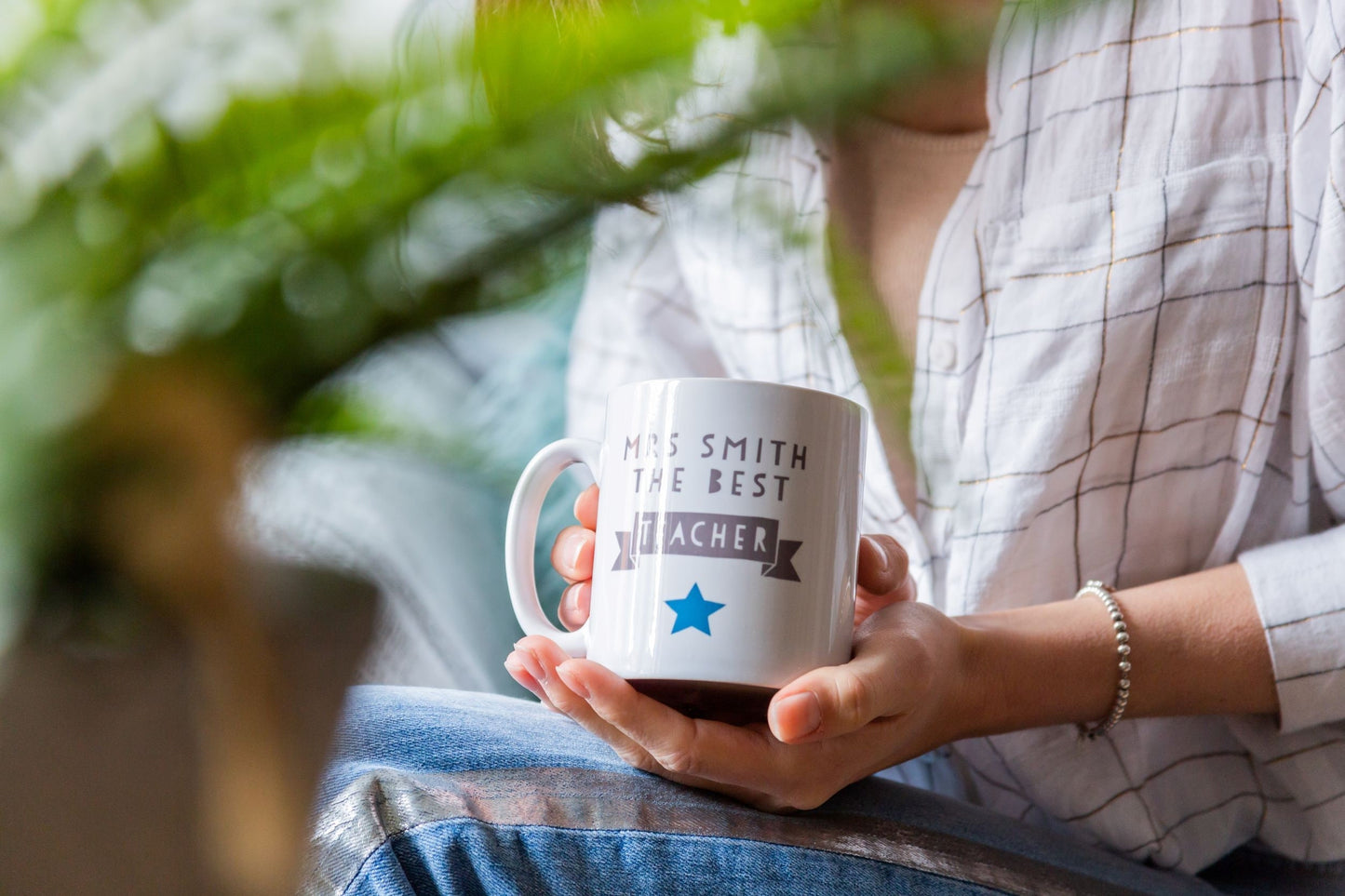 Teacher Ceramic Mug - The Best Teacher, Teacher Gift