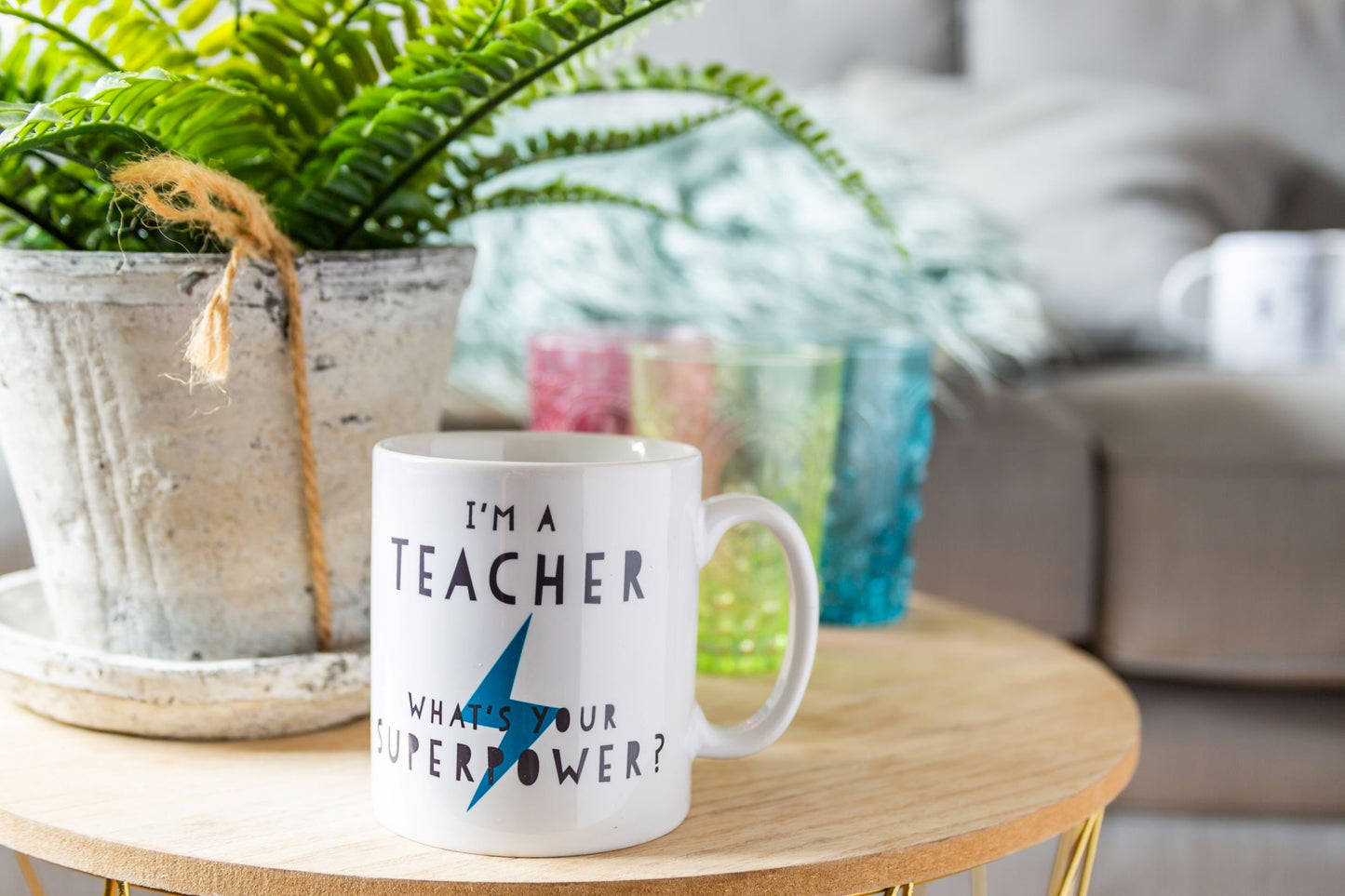 Teaching Assistant Ceramic Mug - I’m a TA, what’s your superpower?, TA Gift